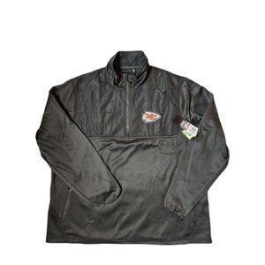 Kansas City Chiefs Dunbrooke Pathfinder Quarter‑Zip Jacket Men’s XL Black NWT